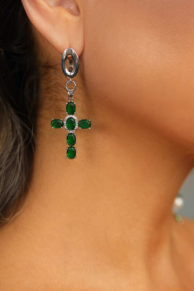 Серьги «Greece» с натуральным жемчугом  - фото 2